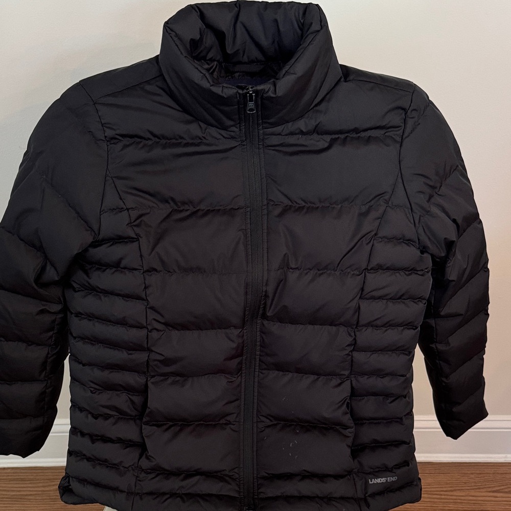 Lands' End winter Black Jacket
